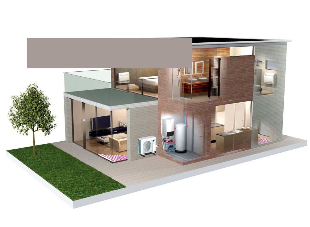 Modern heat pumps are suitable for all types of buildings