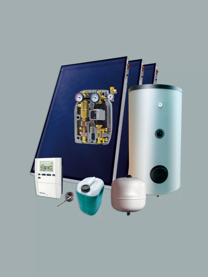 Solar system, solar kit