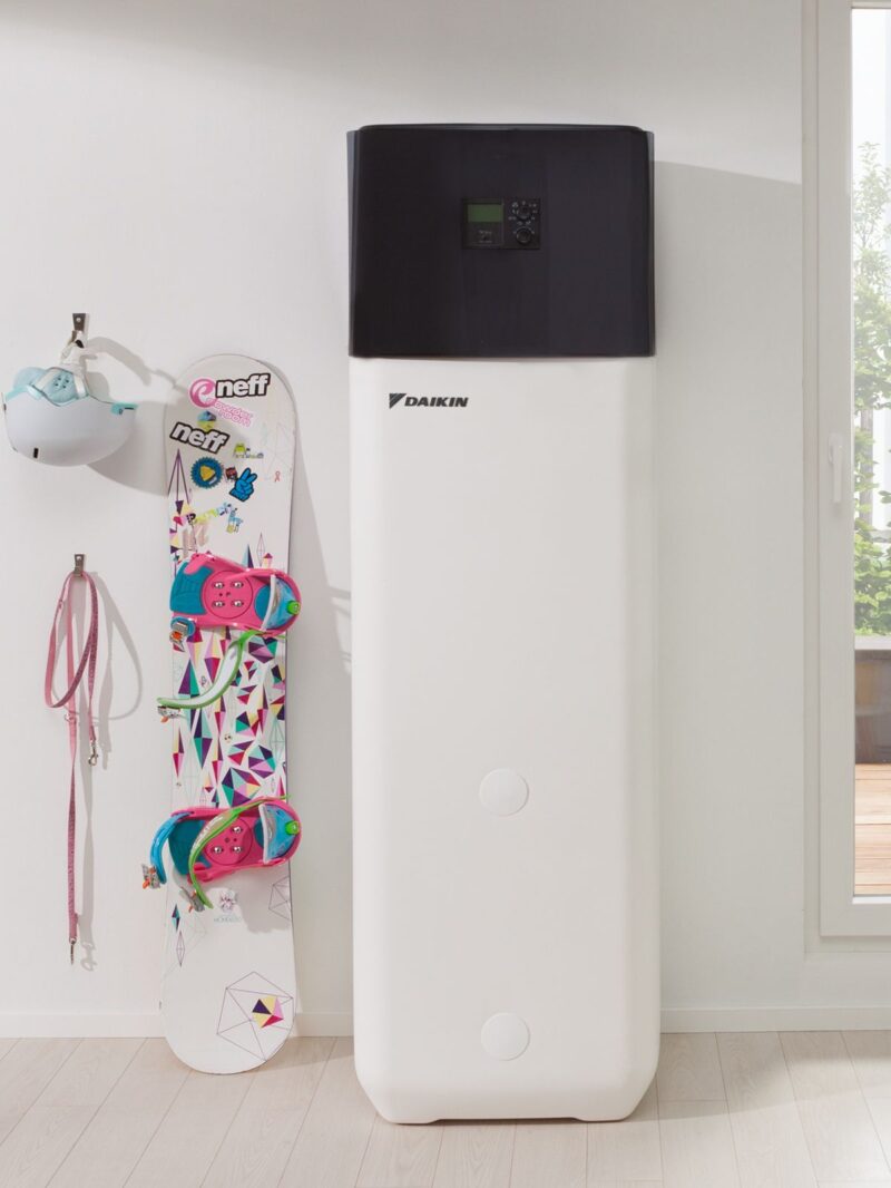 Daikin Altherma LT Copmact heat pump in a flat