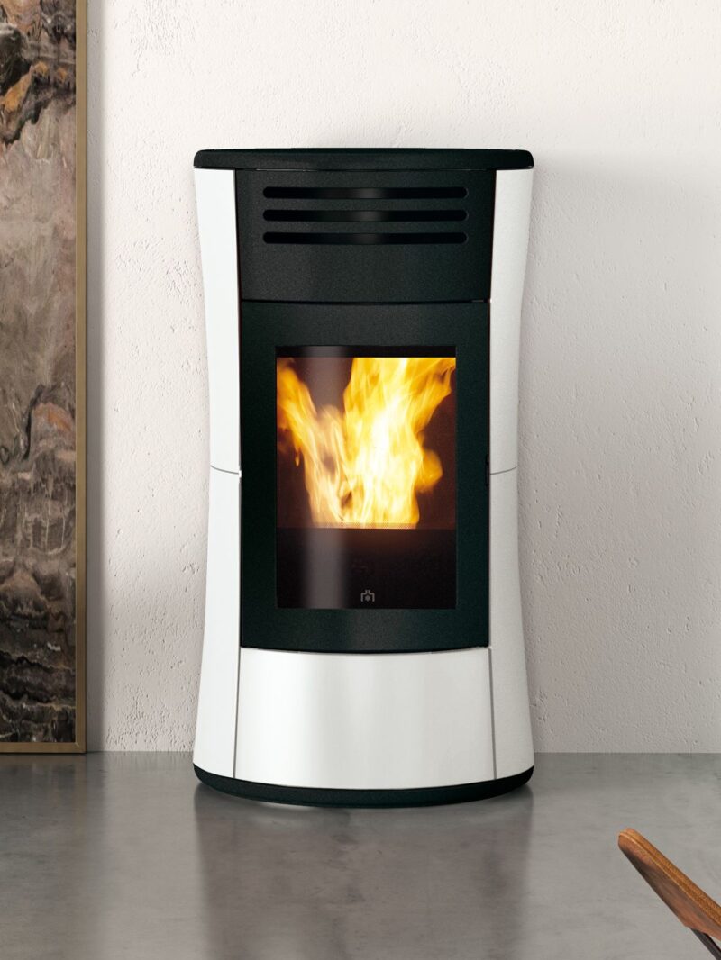 Cherie Up H Water White Pellet Stove