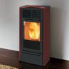 Piro pellet stove, Air, Red