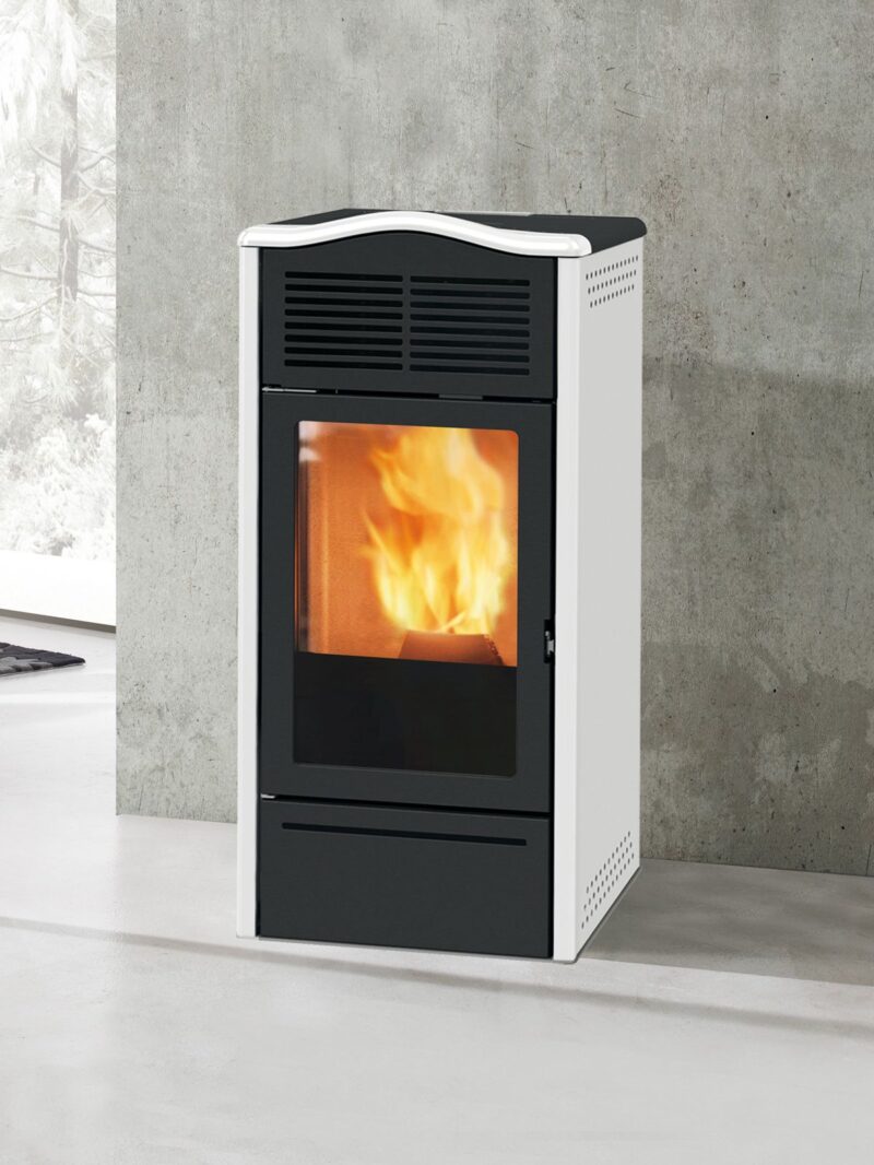 Piro Pellet Stove, Air, white