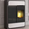 Pellet stove Bild White Pellet stove Bild White