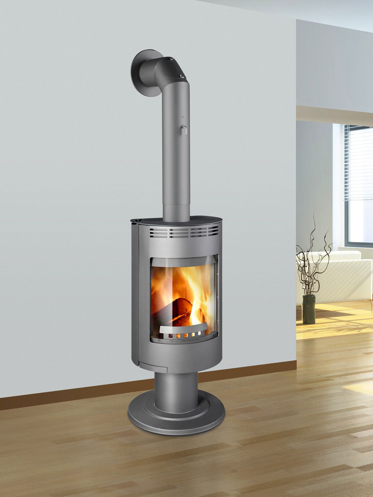 Andorra Exclusive wood burning stove, air | Seltron