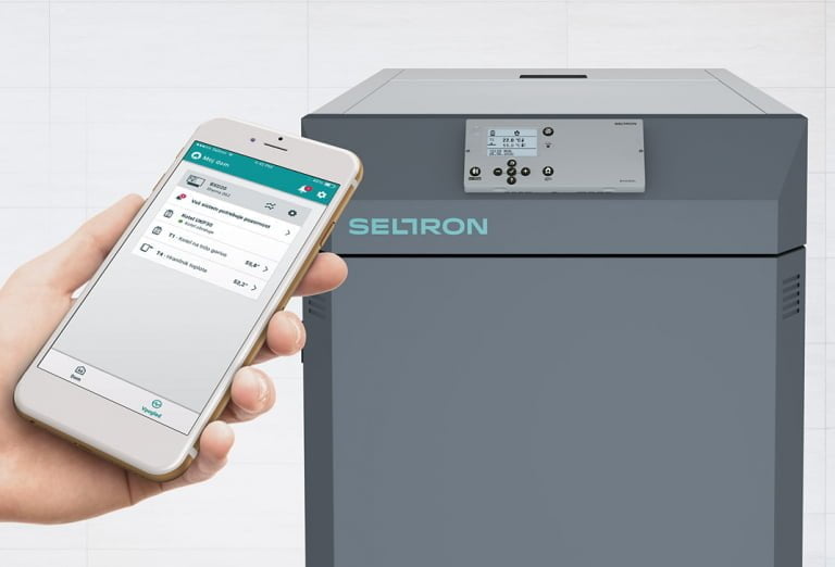 Seltron Ukp Holzvergaser mit Smartphone-Steuerung