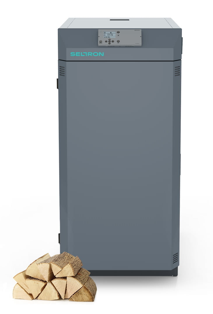 Established wood-log boiler with subsidy in Austria
